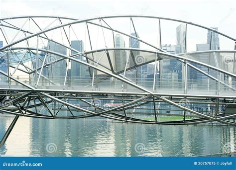 The Helix Bridge Royalty Free Stock Photo - Image: 20757075