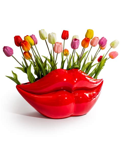 Extra Large Red Lips Planter