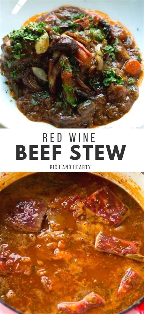 Red Wine Beef Stew Artofit