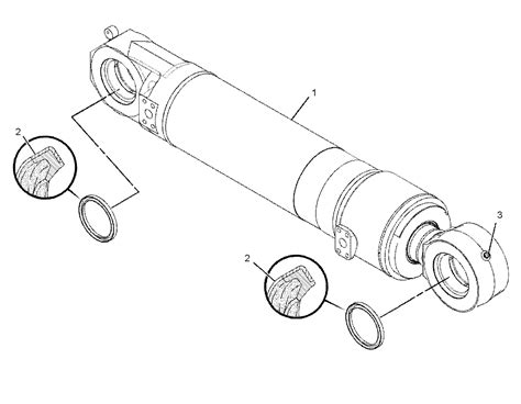 289 7698 CYLINDER SEAL GP BUCKET S N TXN1 UP PART OF 289 7697 289