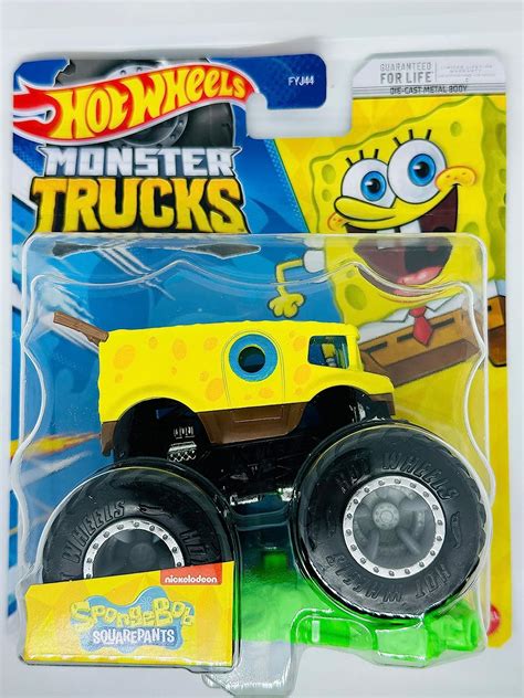 Hot Wheels Monster Trucks Bob Esponja Squarepants Mix