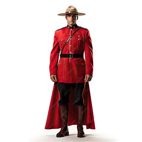 Premium Photo | Canadian Mountie in Red Serge Uniform