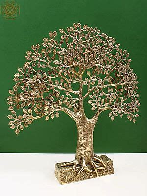 Brass Tree Of Life With Stand Exotic India Art