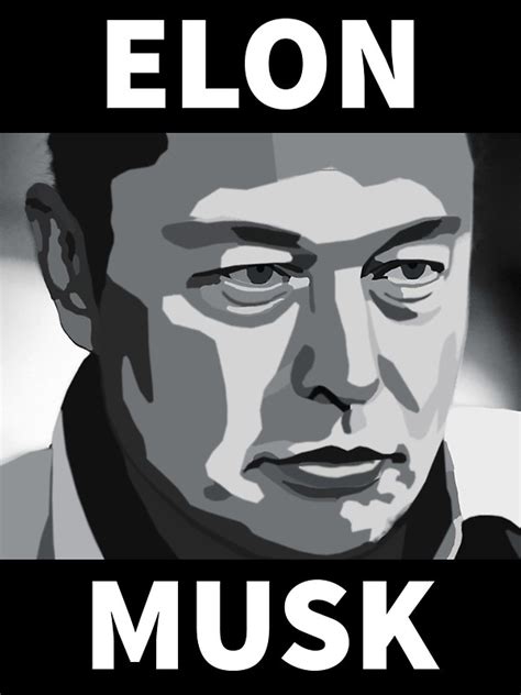 Elon Musk B W Sticker Pro Sport Stickers