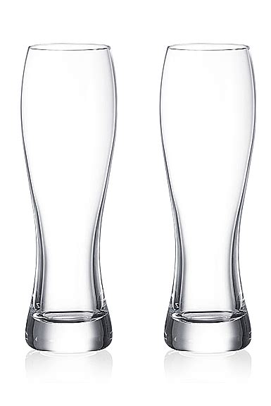 Waterford Craft Brew Weizen Glass Pair Crystal Classics