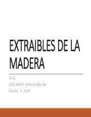 EXTRAIBLESii DE LA MADERA pdf EXTRAIBLES DE LA MADERA M SC JOS É MA