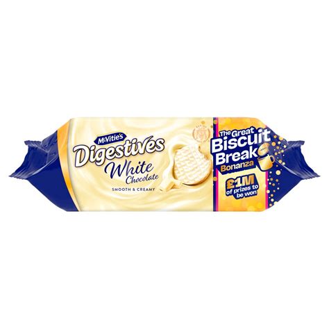 Mcvities White Chocolate Digestives 232g Centra