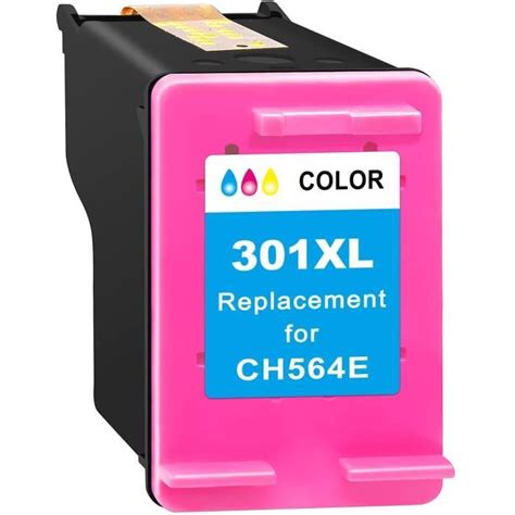 301 XL Cartouches d encre remanufacturées pour HP 301XL Couleur