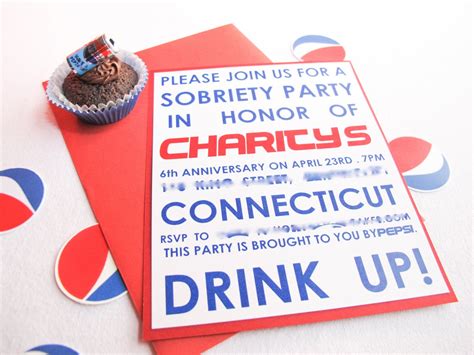 Pepsi Party Invitations