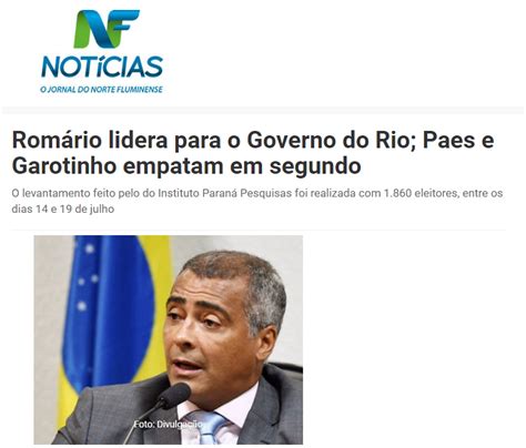 Nf Not Cias Divulga Pesquisa Realizada No Estado Do Rio De Janeiro