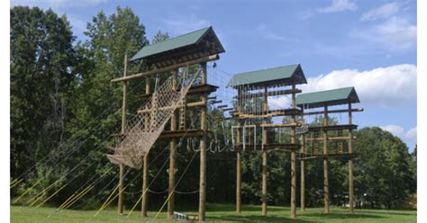 Climb To New Heights At Mercer County Park S Rope Zip Line Course