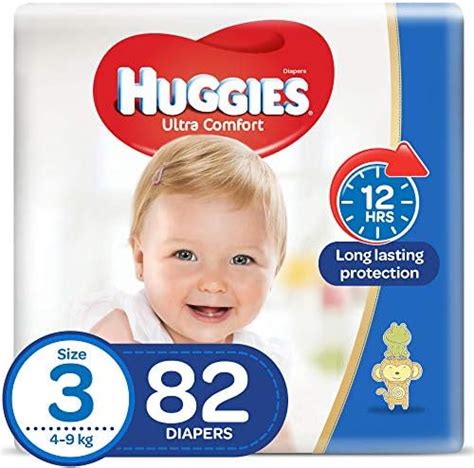 HUGGIES Ultra Comfort Diapers Size 3 Jumbo Pack 4 9 Kg 82 Diapers