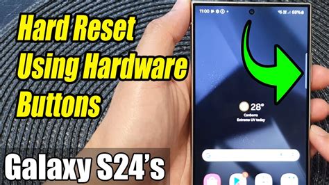 Galaxy S24s24ultra How To Hard Reset Using Hardware Buttons Youtube