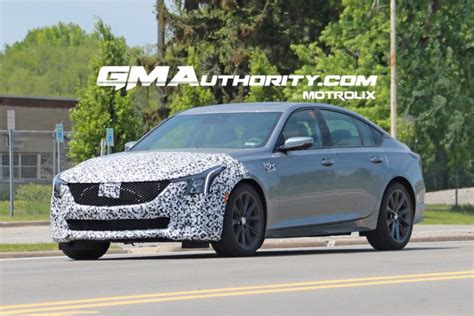 Refreshed Cadillac Ct V Spied Again This Time In Silver