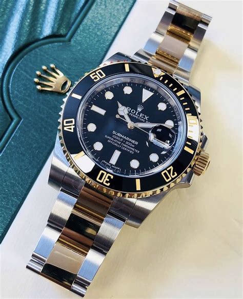 Rolex Submariner Kombinasi Gold Thn Seperti Baru Plastik