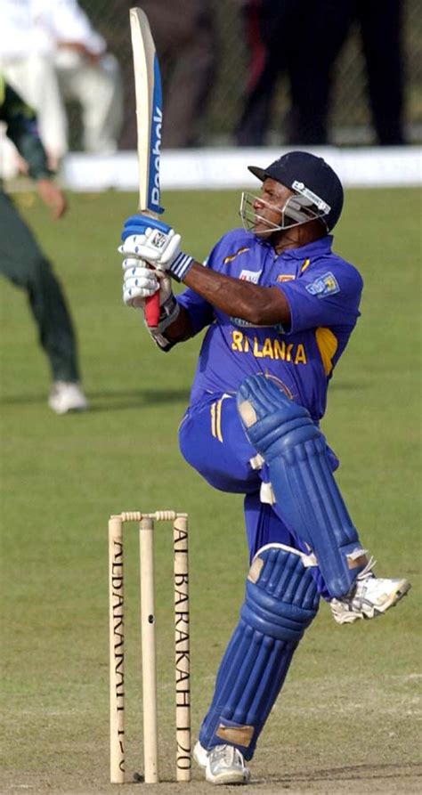 Sanath Jayasuriya Plays One Off His Hips Espncricinfo