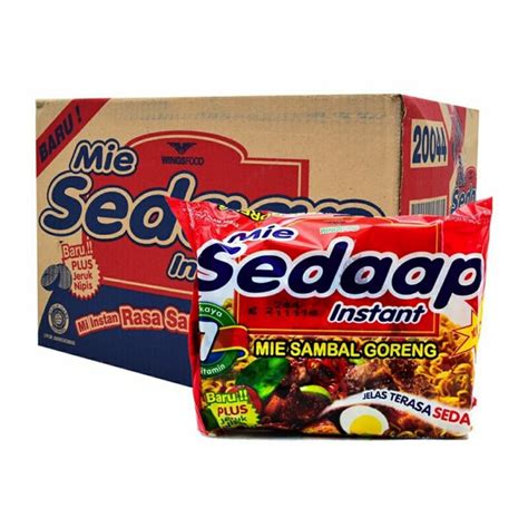 Jual Mie Sedaap Instant Rasa Sambal Goreng Gr Kemasan Karton