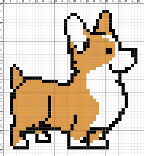 Corgi X Stitch Pattern Cross Stitch Designs Cross Stitch Cross Stitch Patterns