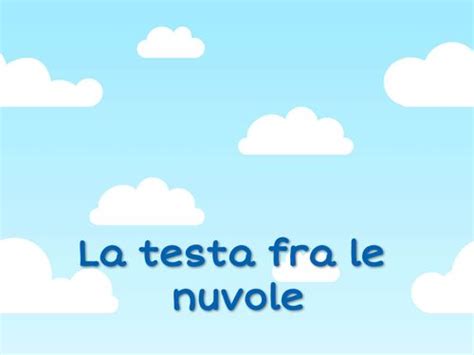 Book Creator La Testa Fra Le Nuvole