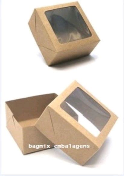 Caixas Visor Kraft X X Para Doces Elo