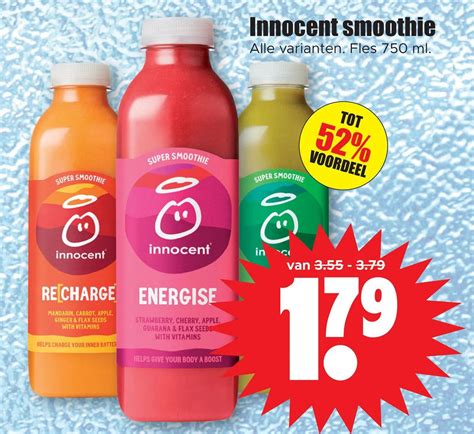 Innocent Smoothie Aanbieding Bij Dirk