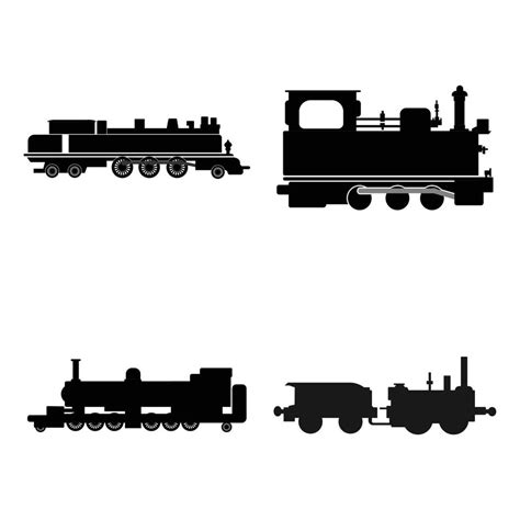 Steam Locomotive Icon 21959007 Vector Art At Vecteezy