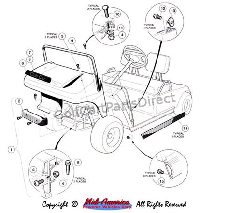 Club Car Front End Parts Diagram