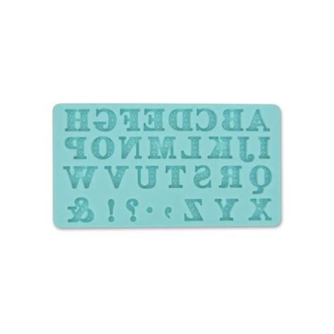 Martha Stewart Crafter S Clay Alphabet Silicone Molds Hobbyplace