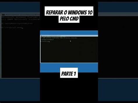 Como Reparar O Windows Pelo Cmd Parte Dekoinformatica Tutorial