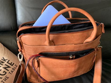 Buy Handmade Leather Laptop Bag – Vintage Leather Sydney