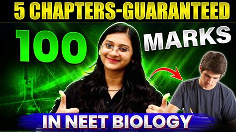 Chapters Guaranteed Marks In Neet Biology Youtube