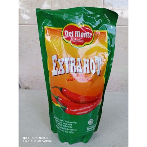 Jual Delmonte Saus Sambal Extra Hot 1 Kg Indonesiashopee Indonesia