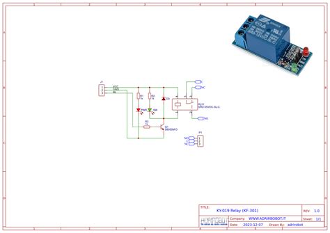 Ky 019 5v Relay Module Oshwlab