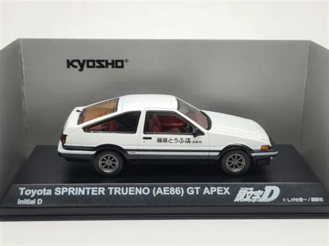 1 43 KYOSHO INITIAL D Toyota Sprinter Trueno AE86 GT APEX Fujiwara Tofu