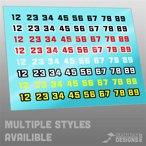 Steel Rift – Tokyo Block Numbers – Death Ray Designs – Tabletop