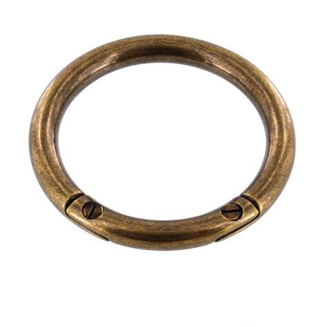 Ors24 1 1 2 Antique Brass O Ring Opens With Screws Etsy