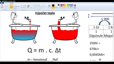 Fyzika 7roc Vzorec Na Výpočet Tepla Premena Jednotiek Tepla Youtube