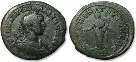 Roman Empire Provincial Severus Alexander Ad Ae