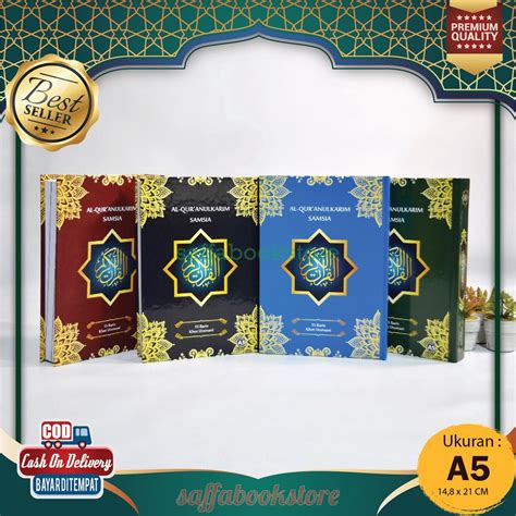 Jual Cod Mushaf Al Quran Samsia A Dan A Khot Utsmani Ukuran Besar