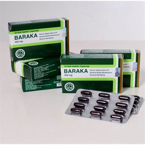 Pharmaniaga Baraka Mg Semen Nigella Sativa Seed Oil Habbatus Sauda