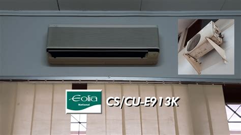 S National Eolia Air Conditioner Cs Cu E K Eolia Youtube