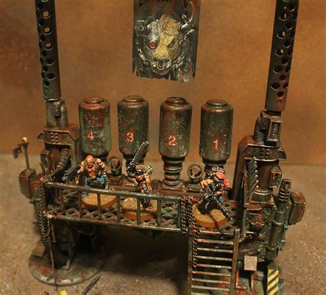 Necromunda Processing Plant 40k Terrain Game Terrain Apocalypse Character Republic Commando