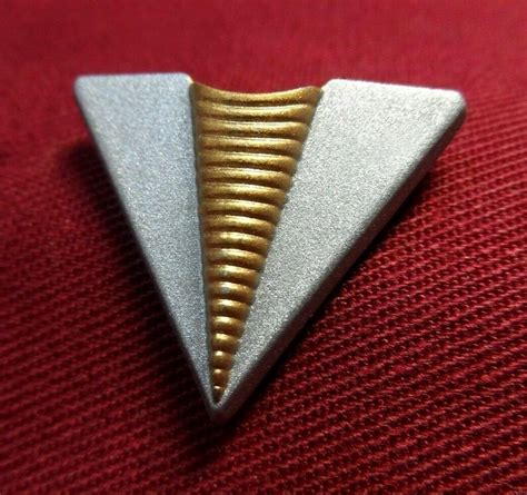 Star Trek Ensign Rank Pin Pip Insignia Badge Monster Maroon Etsy