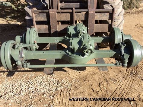 2 5 Ton Rockwell Axles Western Canadian Rockwell Inc