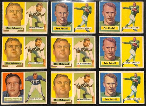 Lot Detail Lot Of Assorted Topps Football Cards W Norm