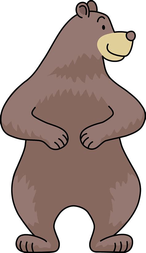 Brown Bear Clip Art At Vector Clip Art Online Royalty