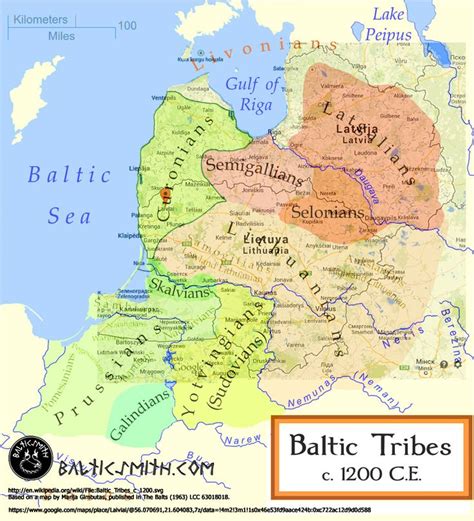 I Superimposed A Map Of The Baltic Tribes Ca 1200 On A Present Day