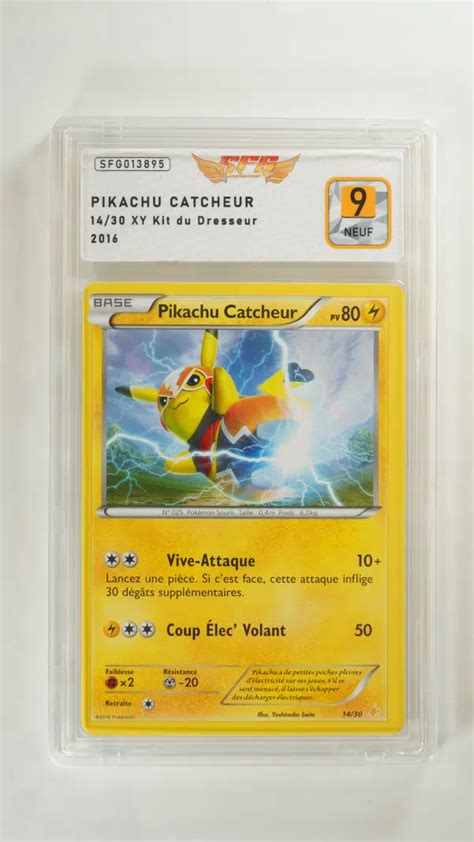 Voggt buy Carte gradée JP Pikachu catcheur édition limitée numérotée