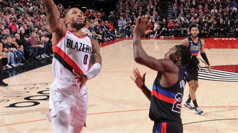 Detroit Pistons 106-135 Portland Trail Blazers | NBA Highlights | NBA ...