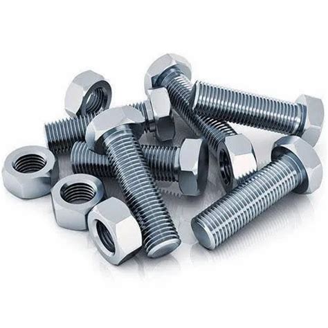 Mild Steel Hex Bolt And Nut At Rs Kg Ms Bolt Nut In New Delhi Id